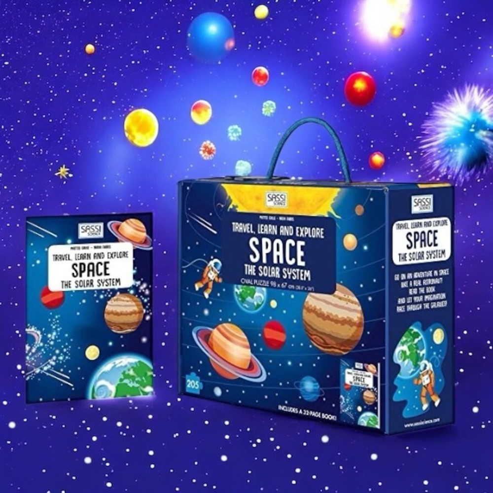 Space (Travel Learn & Explore) The Solar System 205 PC Puzzle NIB / NWT